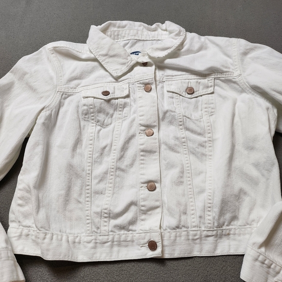 Old navy white denim jacket Sx XL - Picture 2 of 11